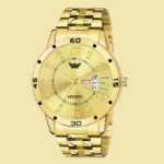 Men’s Gold-Toned Analog Watch – Elegant Classic, Premium watch 1