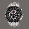 Men’s Chronograph Stainless Steel Watch (Black Dial) 1