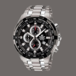 Men’s Chronograph Stainless Steel Watch (Black Dial) 1
