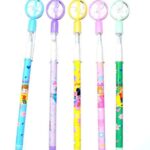 Pack of 12 Unicorn Pencils with Fan & Whistle Tops