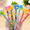 Pack of 12 Cartoon Pencil & Eraser Set for Kids