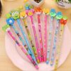 Pack of 12 Cartoon Pencil & Eraser Set for Kids