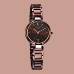 Titan Raga Delight Quartz Analog Brown Dial Brown Metal Strap Watch for Women 1