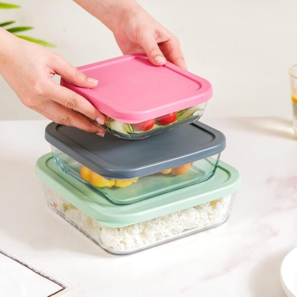 Glass Storage Containers Set of 3