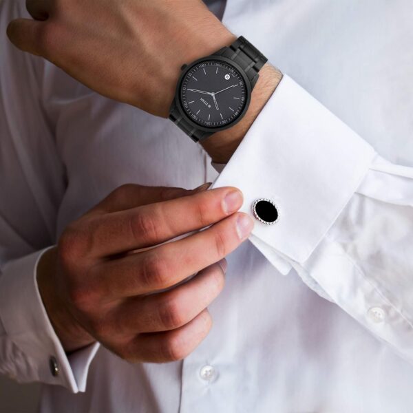 Titan Minimals Black Dial Analog Date Watch for Men 5